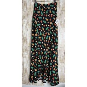 Lularoe Maxi Skirt‎ Size XS Modest Ice Cream Cones Pineapples Watermelon